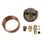 Original Reproduction Instrument Panel Oil Gauge With Tubing Fits 41-66 CJ-2A, 3A, 3B, M38, M38A1