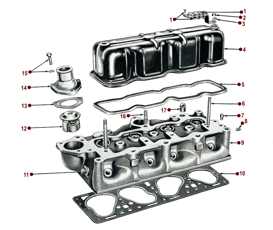 4-134 F Engine - Cylinder Head